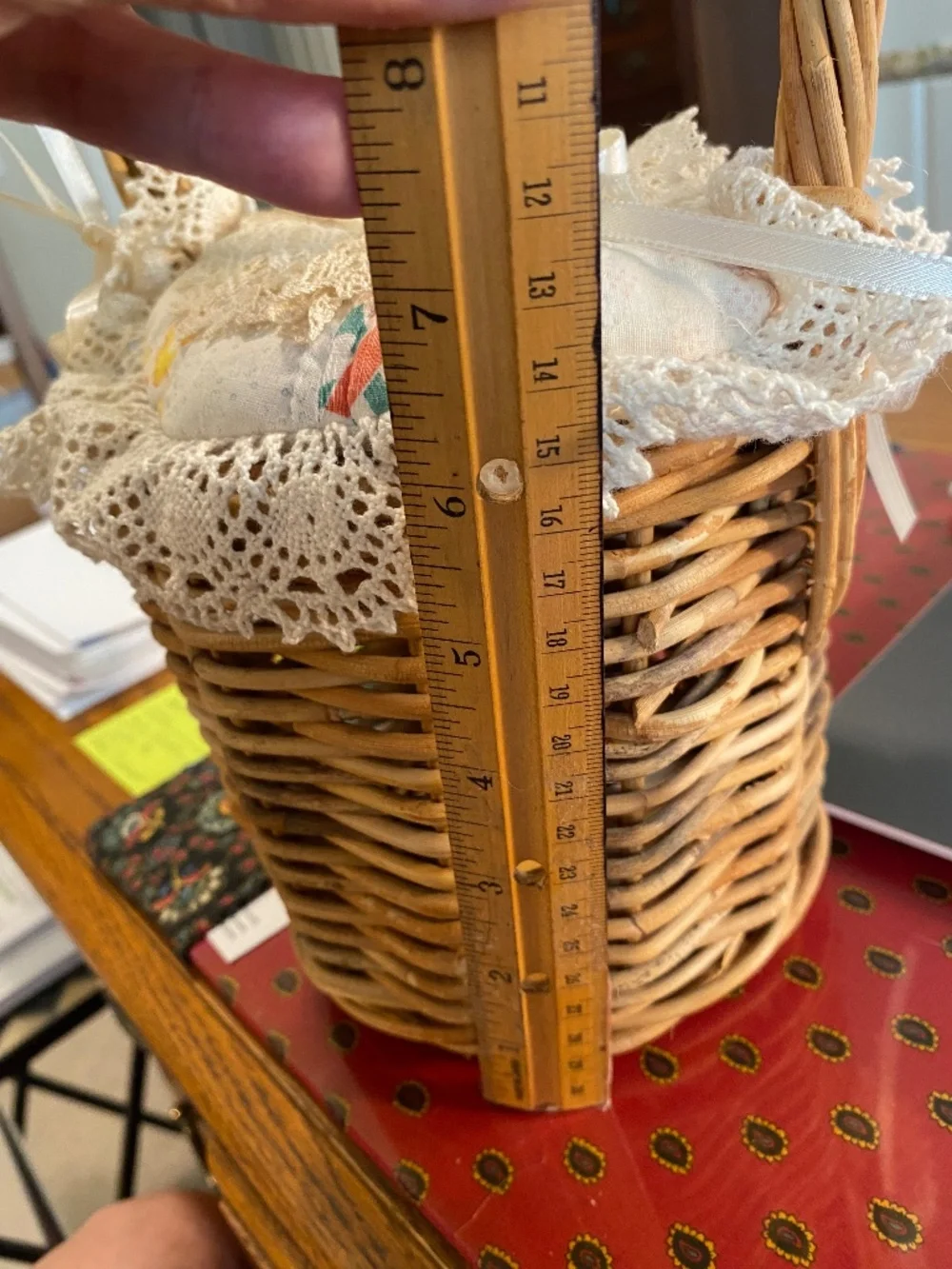 Antique Quilt Basket